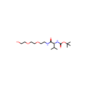 TERT-BUTYL (S)-(1-((2-(2-(2-HYDROXYETHOXY)ETHOXY)ETHYL)AMINO)-3-METHYL-1-OXOBUTAN-2-YL)CARBAMATE