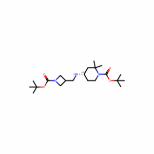 TERT-BUTYL 4-(((1-(TERT-BUTOXYCARBONYL)AZETIDIN-3-YL)METHYL)AMINO)-2,2-DIMETHYLPIPERIDINE-1-CARBOXYLATE