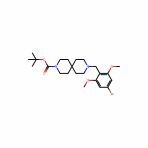 tert-Butyl 9-(4-bromo-2,6-dimethoxybenzyl)-3,9-diazaspiro[5.5]undecane-3-carboxylate