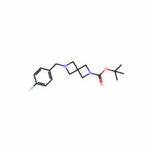 tert-Butyl 6-(4-fluorobenzyl)-2,6-diazaspiro[3.3]heptane-2-carboxylate