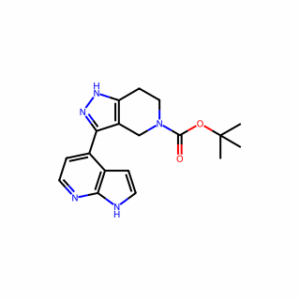 tert-Butyl 3-(1H-pyrrolo[2,3-b]pyridin-4-yl)-1,4,6,7-tetrahydro-5H-pyrazolo[4,3-c]pyridine-5-carboxylate