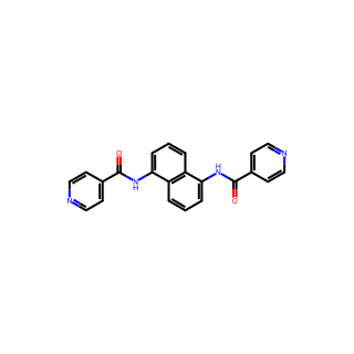 N,N′-(Naphthalene-1,5-diyl)diisonicotinamide