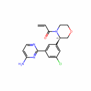 (R)-1-(3-(3-(4-Aminopyrimidin-2-yl)-5-chlorophenyl)morpholino)prop-2-en-1-one
