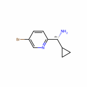 (R)-(5-Bromopyridin-2-yl)(cyclopropyl)methanamine