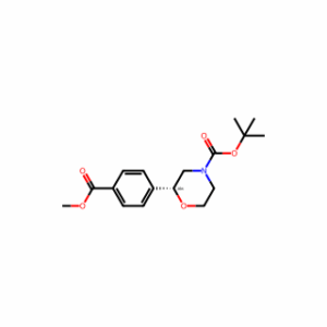 tert-Butyl (R)-2-(4-(methoxycarbonyl)phenyl)morpholine-4-carboxylate