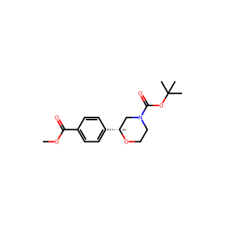 tert-Butyl (R)-2-(4-(methoxycarbonyl)phenyl)morpholine-4-carboxylate