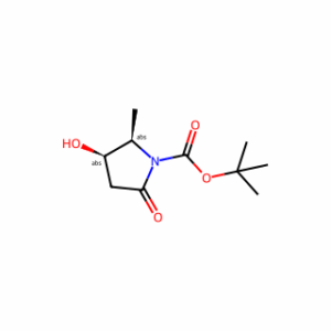 tert-Butyl (2R,3R)-3-hydroxy-2-methyl-5-oxopyrrolidine-1-carboxylate