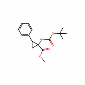 methyl 1-{[(tert-butoxy)carbonyl]amino}-2-phenylcyclopropane-1-carboxylate