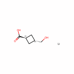 (1r,3r)-3-(Hydroxymethyl)cyclobutane-1-carboxylic acid, lithium salt