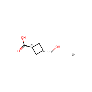 (1r,3r)-3-(Hydroxymethyl)cyclobutane-1-carboxylic acid, lithium salt