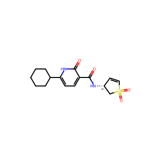 (R)-6-Cyclohexyl-N-(1,1-dioxido-2,3-dihydrothiophen-3-yl)-2-oxo-1,2-dihydropyridine-3-carboxamide