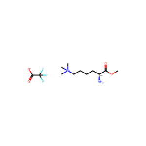 (S)-5-Amino-6-methoxy-N,N,N-trimethyl-6-oxohexan-1-aminium 2,2,2-trifluoroacetate