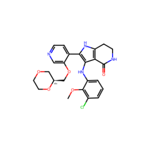 (S)-2-(3-((1,4-Dioxan-2-yl)methoxy)pyridin-4-yl)-3-((3-chloro-2-methoxyphenyl)amino)-1,5,6,7-tetrahydro-4H-pyrrolo[3,2-c]pyridin-4-one