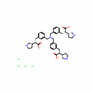 (2S,2′S,2″S)-3,3′,3″-((Nitrilotris(methylene))tris(benzene-3,1-diyl))tris(2-((R)-pyrrolidin-3-yl)propanoic acid) tetrahydrochloride