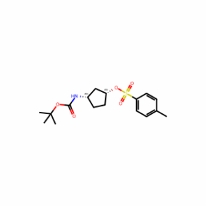 (1R,3S)-3-((tert-Butoxycarbonyl)amino)cyclopentyl 4-methylbenzenesulfonate