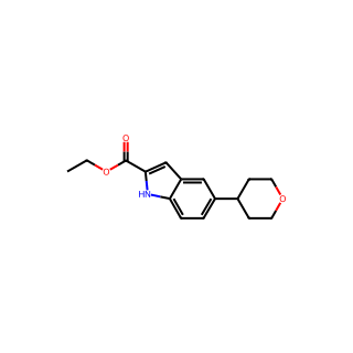 Ethyl 5-(Tetrahydro-2H-pyran-4-yl)-1H-indole-2-carboxylate