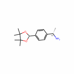 (1S)-1-[4-(tetramethyl-1,3,2-dioxaborolan-2-yl)phenyl]ethan-1-amine