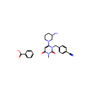 (R)-4-((6-(3-Aminopiperidin-1-yl)-3-methyl-2,4-dioxo-3,4-dihydropyrimidin-1(2H)-yl)methyl)benzonitrile benzoate