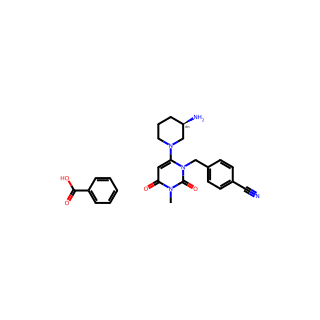 (R)-4-((6-(3-Aminopiperidin-1-yl)-3-methyl-2,4-dioxo-3,4-dihydropyrimidin-1(2H)-yl)methyl)benzonitrile benzoate