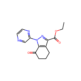 ETHYL 7-OXO-1-(PYRAZIN-2-YL)-4,5,6,7-TETRAHYDRO-1H-INDAZOLE-3-CARBOXYLATE