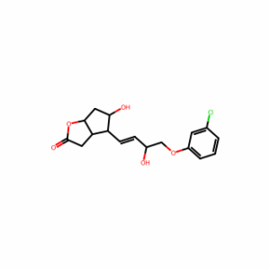 (3aS,4S,5S,6aR)-4-[(S,E)-4-(3-Chlorophenoxy)-3-hydroxy-1-buten-1-yl]-5-hydroxyhexahydro-2H-cyclopenta[b]furan-2-one
