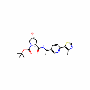 (2S,4R)-1-Boc-4-hydroxy-N-[(S)-1-[6-(4-methyl-5-thiazolyl)-3-pyridyl]ethyl]pyrrolidine-2-carboxamide