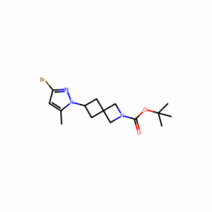 tert-Butyl 6-(3-bromo-5-methyl-1H-pyrazol-1-yl)-2-azaspiro[3.3]heptane-2-carboxylate