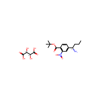 tert-butyl (R)-4-(1-aminobutyl)-2-nitrobenzoate(2S,3S)-2,3-dihydroxysuccinic acid