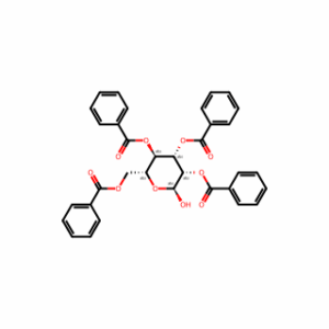 (2R,3R,4S,5S,6S)-2-((benzoyloxy)methyl)-6-hydroxytetrahydro-2H-pyran-3,4,5-triyl tribenzoate