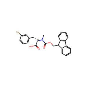 (S)-2-((((9H-fluoren-9-yl)methoxy)carbonyl)(methyl)amino)-3-(3-bromophenyl)propanoic acid