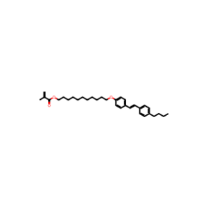 (E)-11-(4-(4-Butylstyryl)phenoxy)undecyl methacrylate