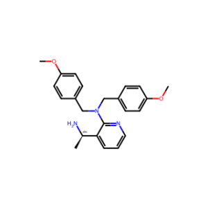 (R)-3-(1-Aminoethyl)-N,N-bis(4-methoxybenzyl)pyridin-2-amine
