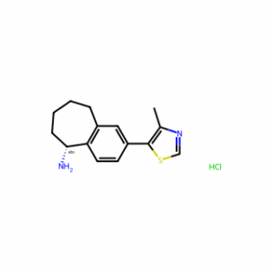 (R)-2-(4-Methyl-5-thiazolyl)-6,7,8,9-tetrahydro-5H-benzo[7]annulen-5-amine Hydrochloride