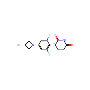 (R)-3-(2,6-Difluoro-4-(3-hydroxyazetidin-1-yl)phenyl)piperidine-2,6-dione