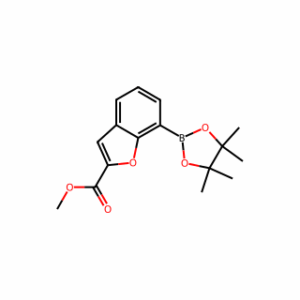 Methyl 7-(4,4,5,5-tetramethyl-1,3,2-dioxaborolan-2-yl)benzofuran-2-carboxylate