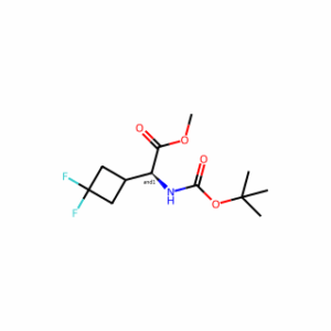 Methyl α-[[(1,1-dimethylethoxy)carbonyl]amino]-3,3-difluorocyclobutaneacetate