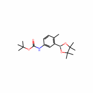 Tert-butyl (4-methyl-3-(4,4,5,5-tetramethyl-1,3,2-dioxaborolan-2-yl)phenyl)carbamate