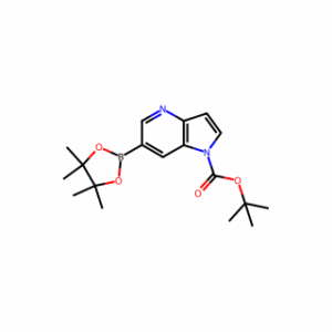 Tert-butyl 6-(4,4,5,5-tetramethyl-1,3,2-dioxaborolan-2-yl)-1H-pyrrolo[3,2-b]pyridine-1-carboxylate