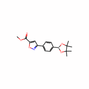 Methyl 3-(4-(4,4,5,5-tetramethyl-1,3,2-dioxaborolan-2-yl)phenyl)isoxazole-5-carboxylate