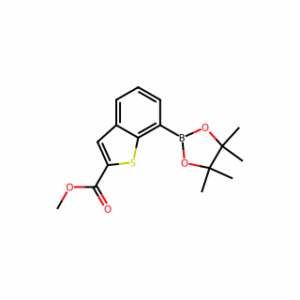 Methyl 7-(4,4,5,5-tetramethyl-1,3,2-dioxaborolan-2-yl)benzo[b]thiophene-2-carboxylate