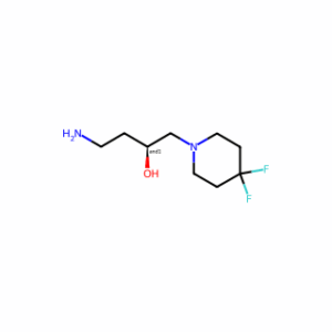 α-(2-Aminoethyl)-4,4-difluoro-1-piperidineethanol