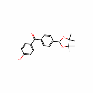 (4-Hydroxyphenyl)(4-(4,4,5,5-tetramethyl-1,3,2-dioxaborolan-2-yl)phenyl)methanone