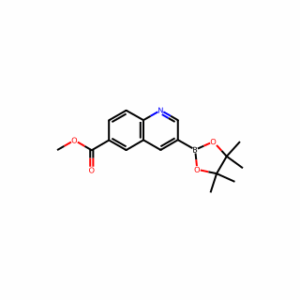 Methyl 3-(4,4,5,5-tetramethyl-1,3,2-dioxaborolan-2-yl)quinoline-6-carboxylate