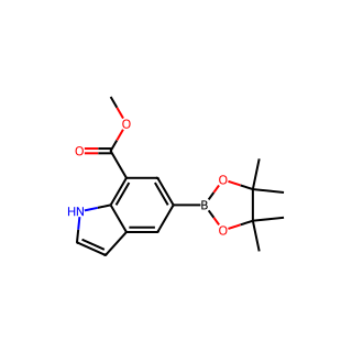 Methyl 5-(4,4,5,5-tetramethyl-1,3,2-dioxaborolan-2-yl)-1H-indole-7-carboxylate