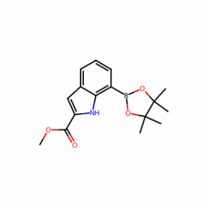 Methyl 7-(4,4,5,5-tetramethyl-1,3,2-dioxaborolan-2-yl)-1H-indole-2-carboxylate