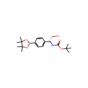 tert-Butyl (R)-(2-hydroxy-1-(4-(4,4,5,5-tetramethyl-1,3,2-dioxaborolan-2-yl)phenyl)ethyl)carbamate