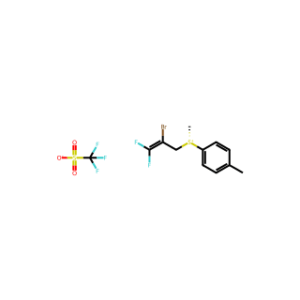 (2-Bromo-3,3-difluoroallyl)(methyl)(p-tolyl)sulfonium trifluoromethanesulfonate