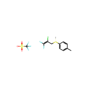 (2-Chloro-3,3-difluoroallyl)(methyl)(p-tolyl)sulfonium trifluoromethanesulfonate