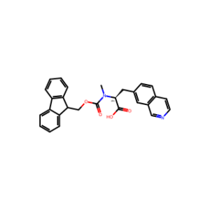 (S)-2-((((9H-Fluoren-9-yl)methoxy)carbonyl)(methyl)amino)-3-(isoquinolin-7-yl)propanoic acid