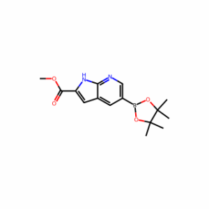 Methyl 5-(4,4,5,5-tetramethyl-1,3,2-dioxaborolan-2-yl)-1H-pyrrolo[2,3-b]pyridine-2-carboxylate